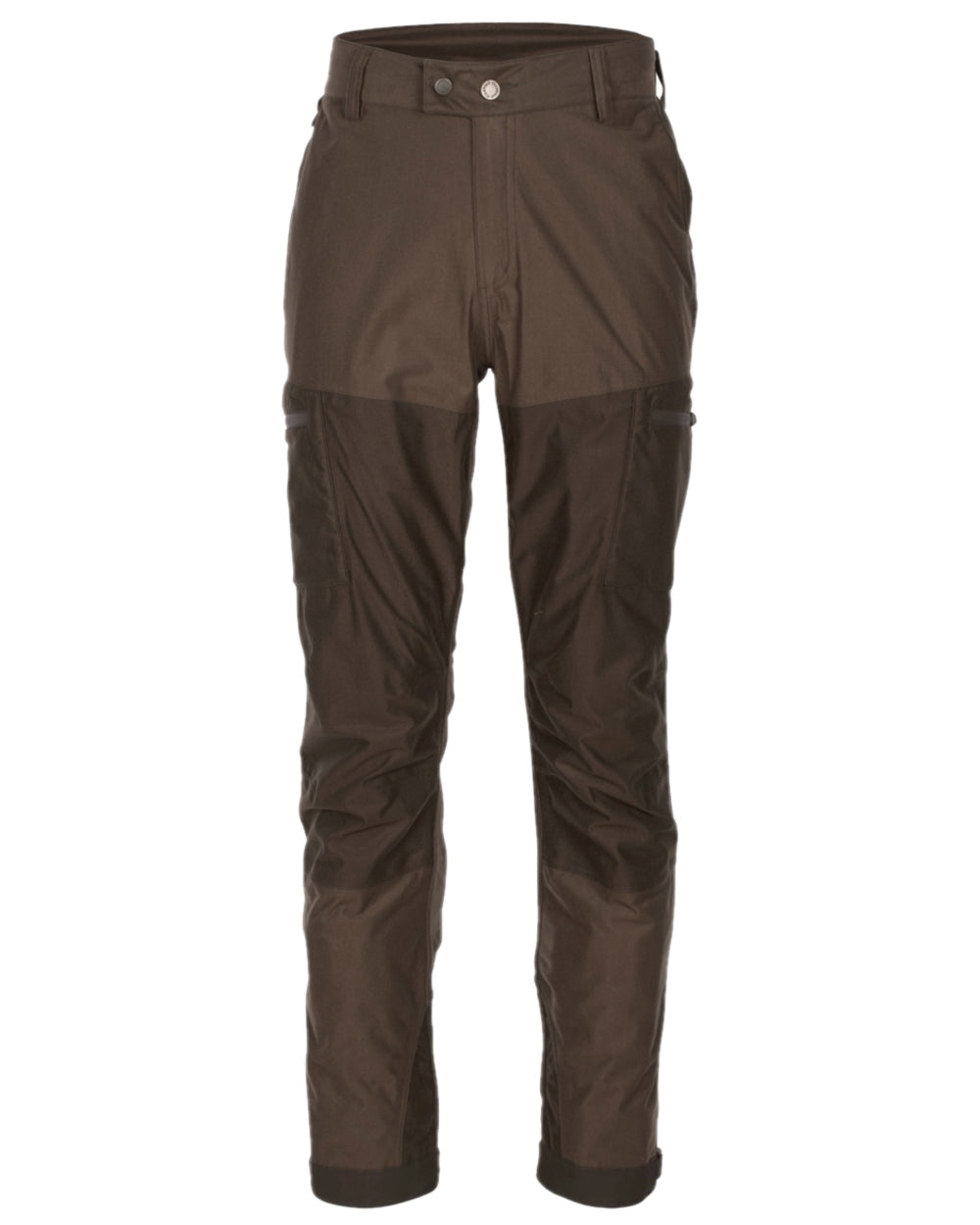 Hunting Brown Suede Brown Coloured Pinewood Mens Furudal Retriever Active Hunting Trousers on white background