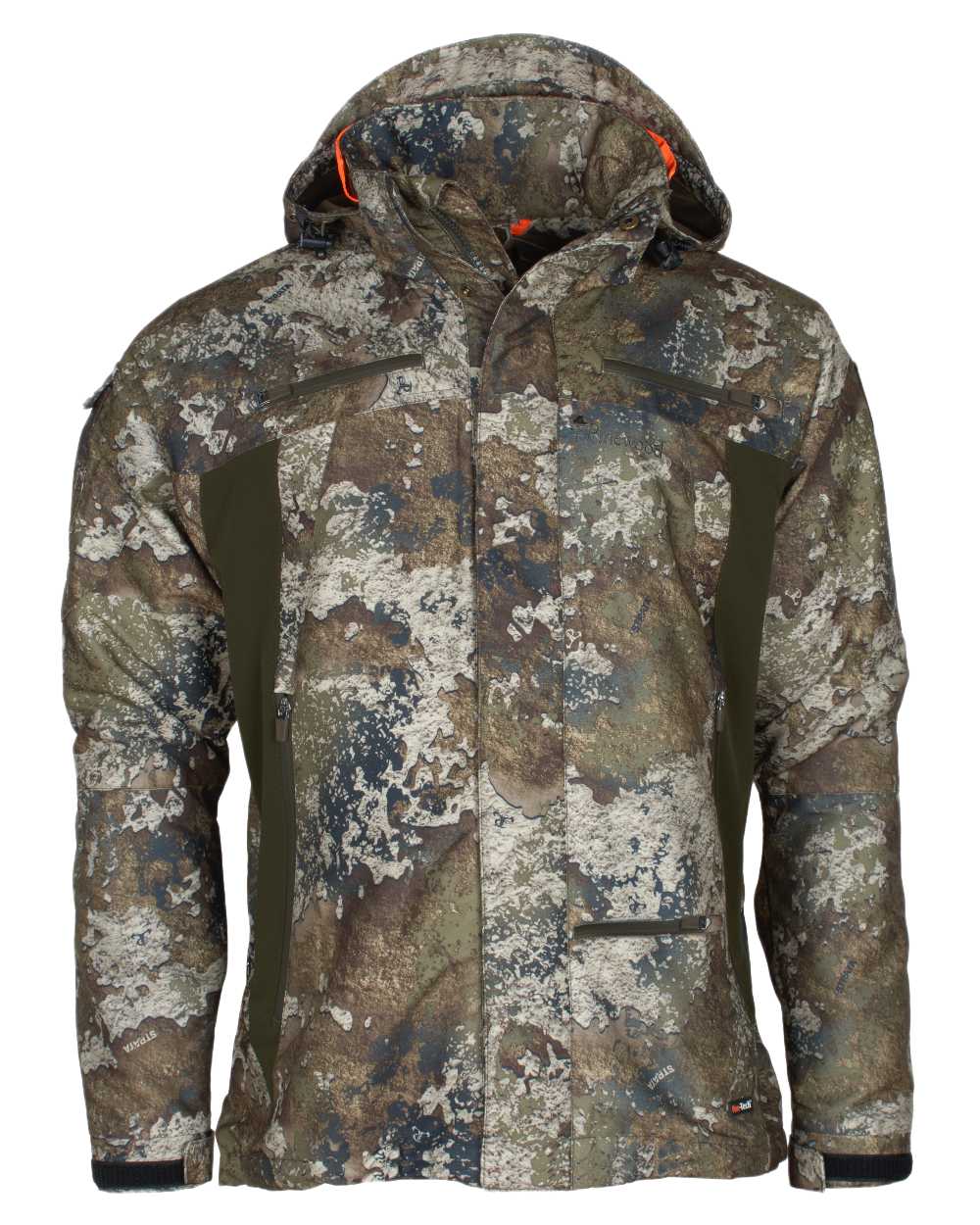 Strata Coloured Pinewood Mens Hunter Pro Xtreme 2.0 Camou Jacket on white background