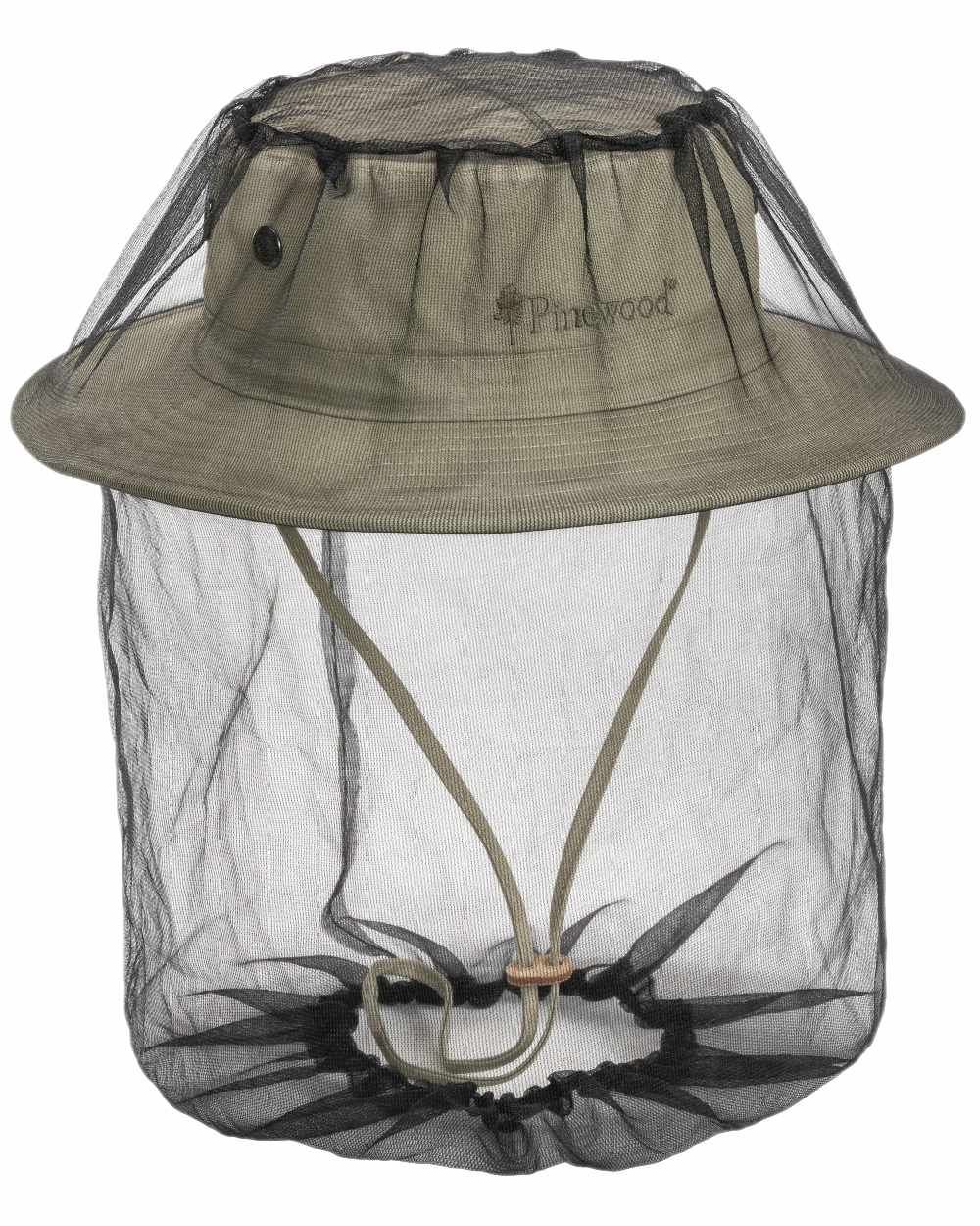 Light Khaki Coloured Pinewood Mosquito Hat on white background