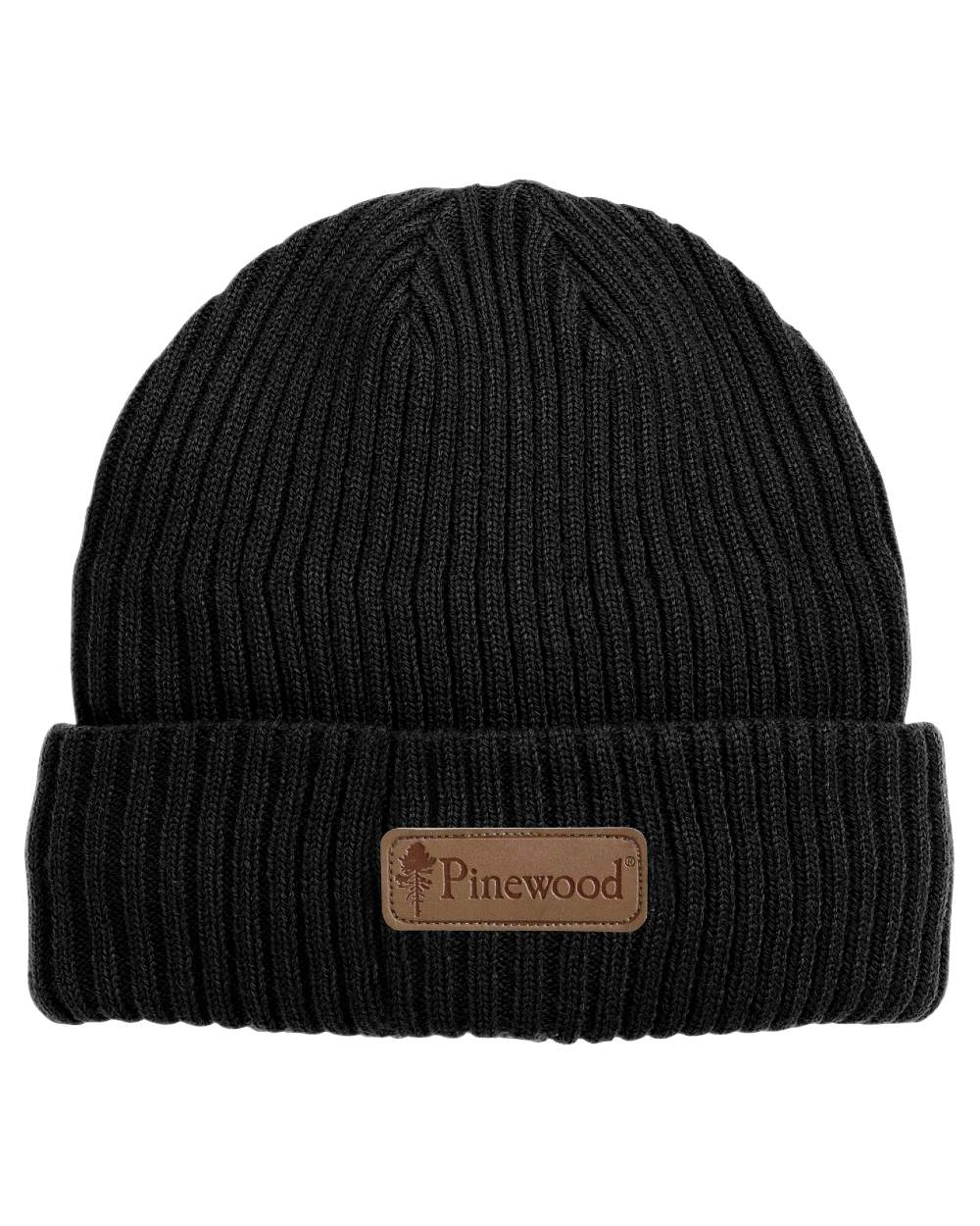 Black Coloured Pinewood New Stoten Hat on white background