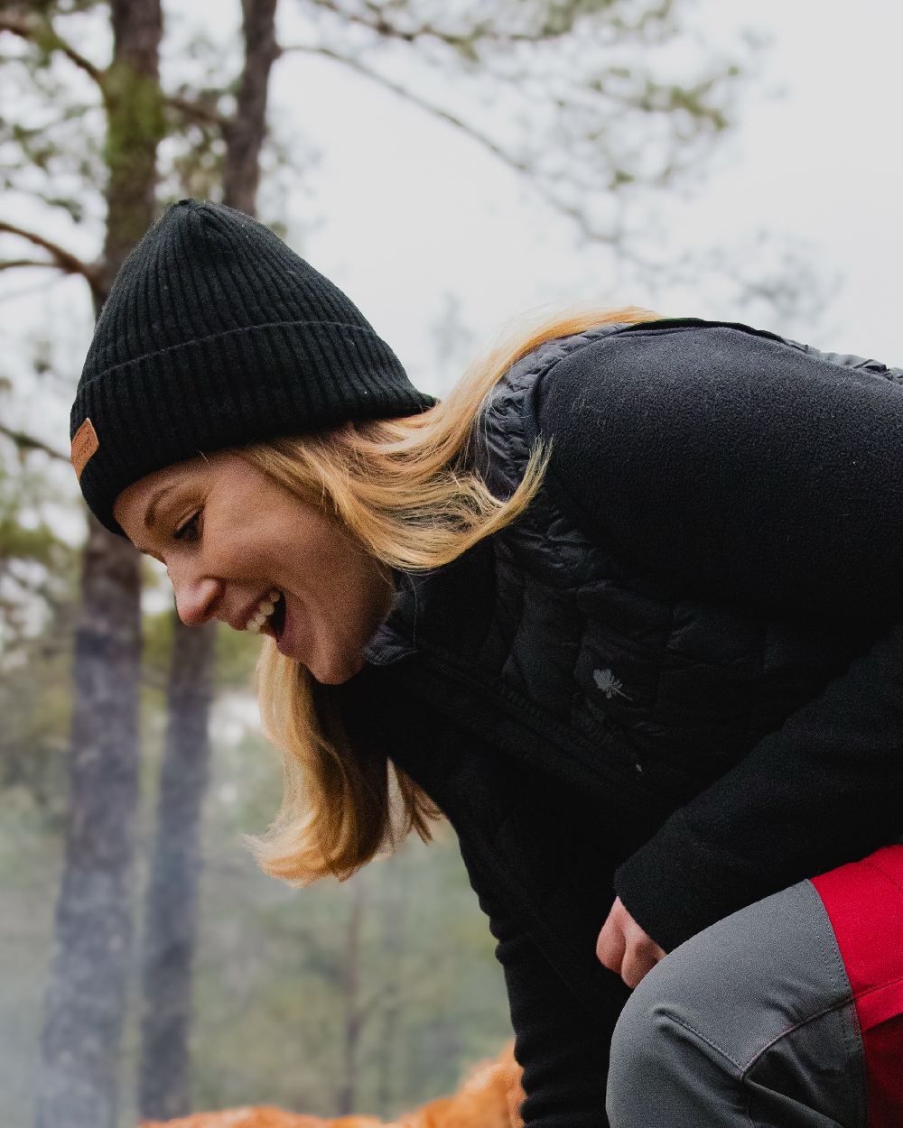 Black Coloured Pinewood New Stoten Hat on outdoor background