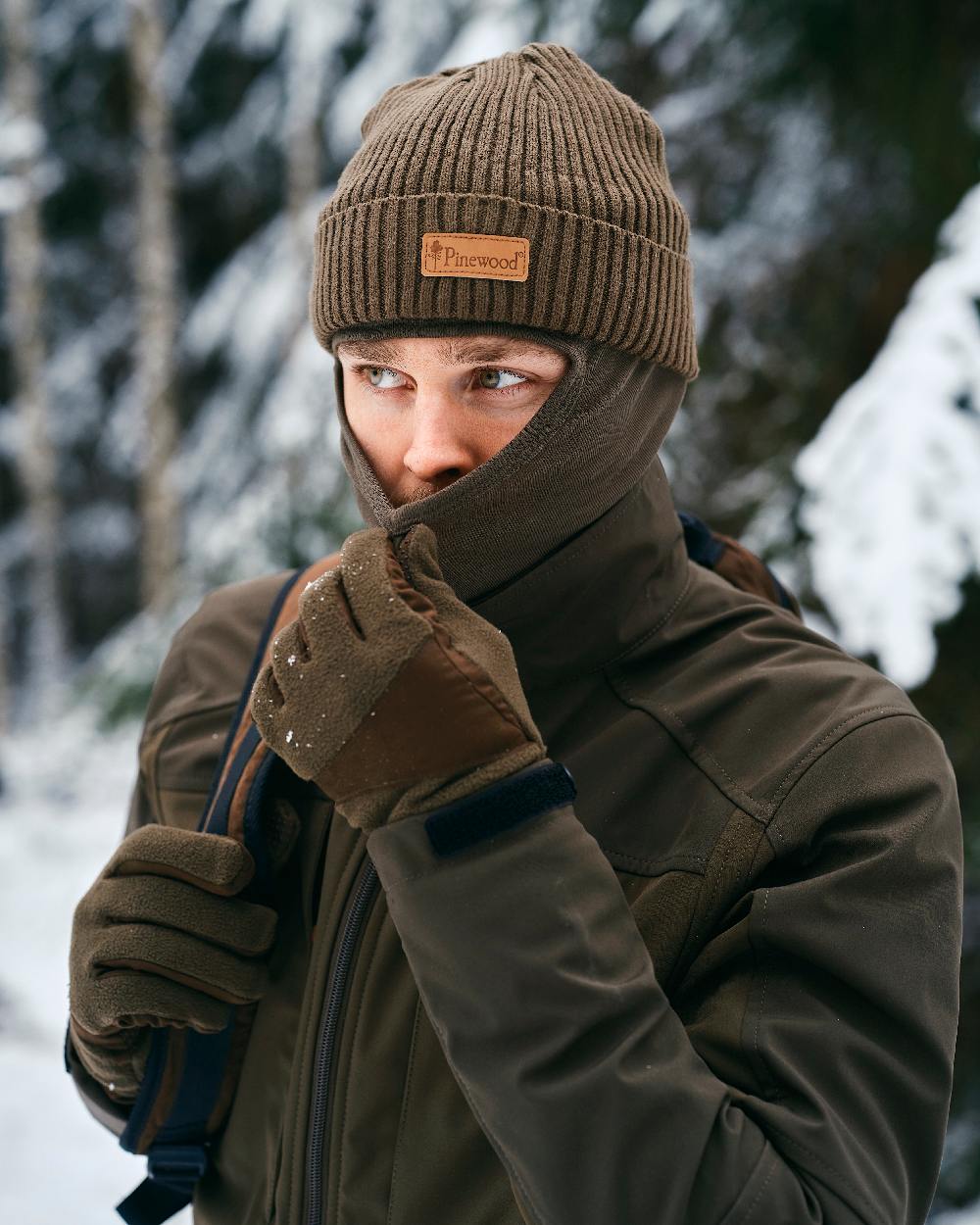 Green Coloured Pinewood New Stoten Hat on outdoor background