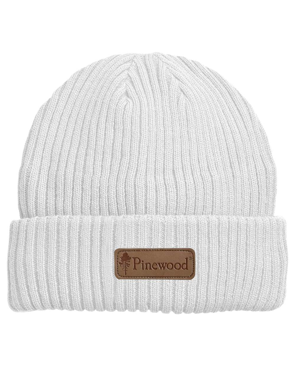 White Coloured Pinewood New Stoten Hat on white background