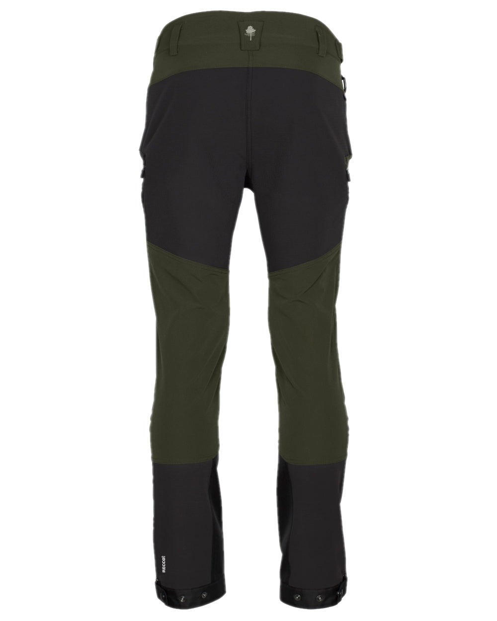 Moss Green Coloured Pinewood Womens Abisko Adventure Trousers on white background