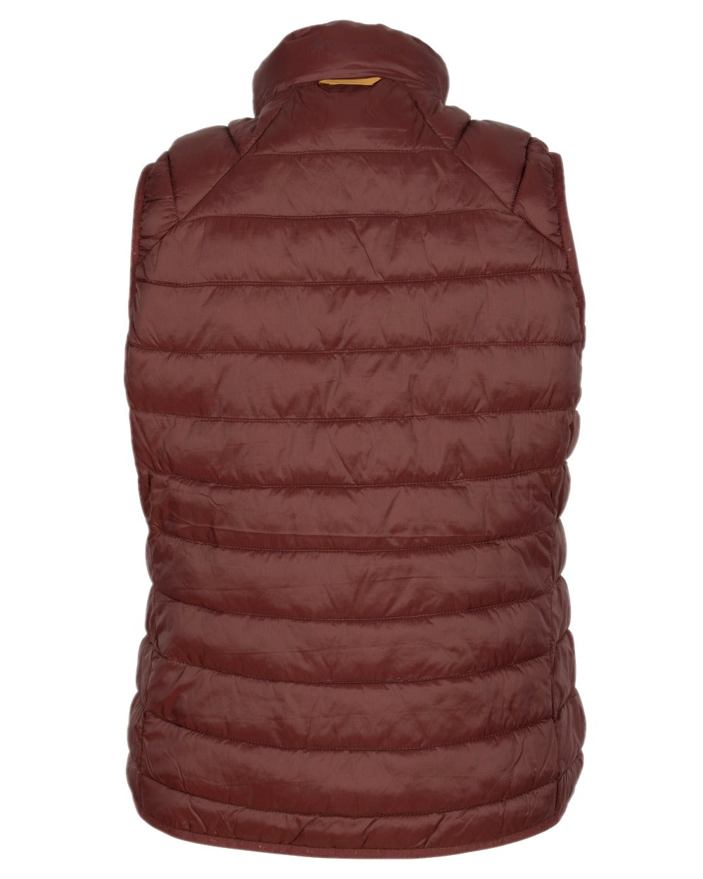 Earth Plum Coloured Pinewood Womens Abisko Insulation Vest on white background