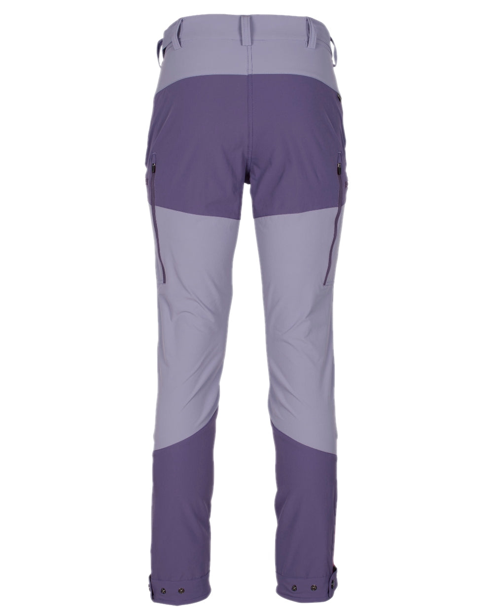 Light Lilac Coloured Pinewood Womens Abisko Light Stretch Trousers on white background