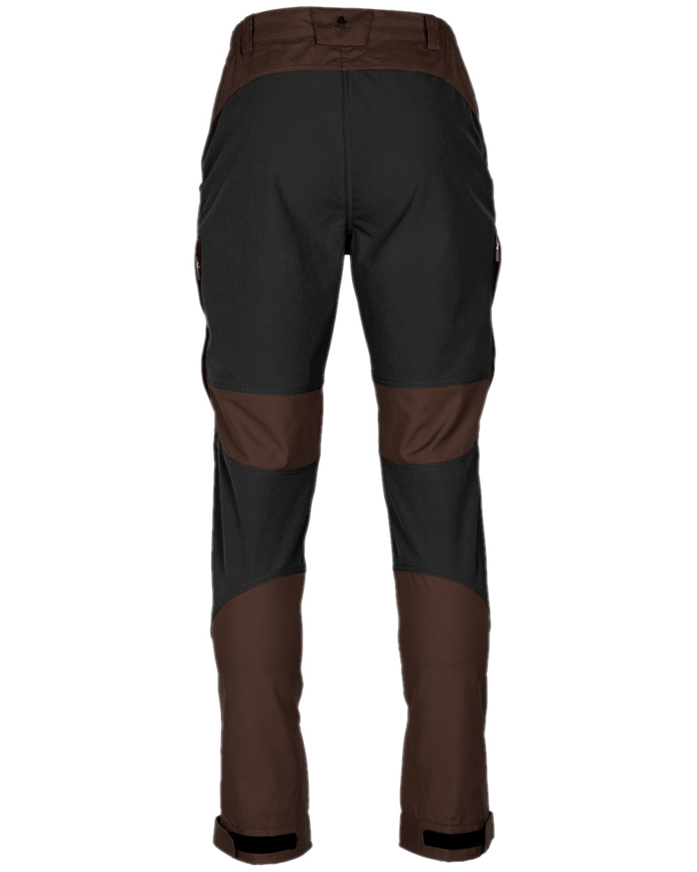Dark Brown Black Coloured Pinewood Womens Caribou TC Trousers on white background