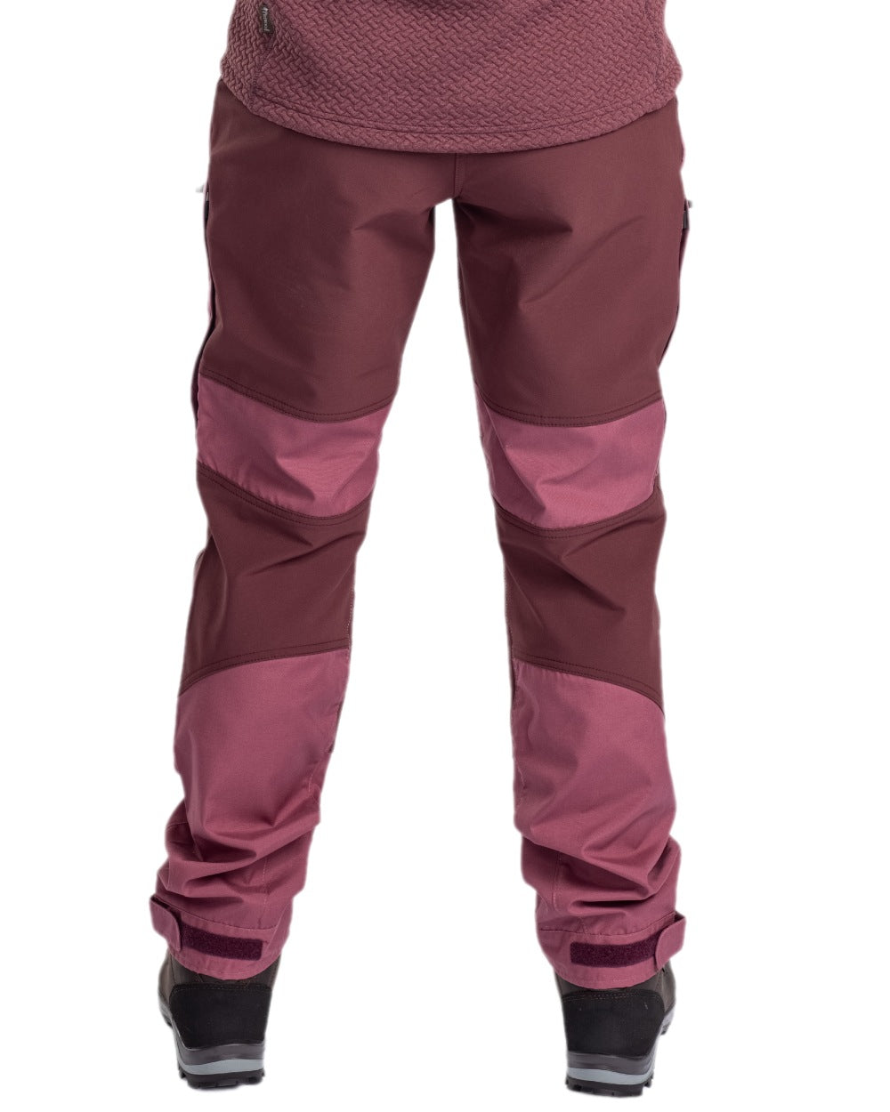 Light Plum Earth Plum Coloured Pinewood Womens Caribou TC Trousers on white background