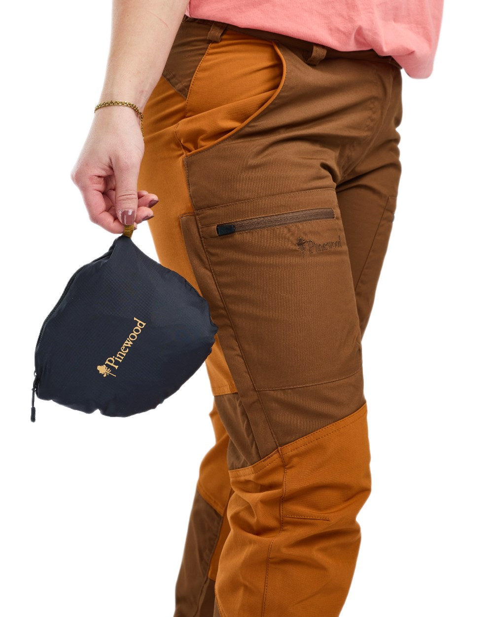 Nougat Fudge Coloured Pinewood Womens Caribou TC Trousers on white background