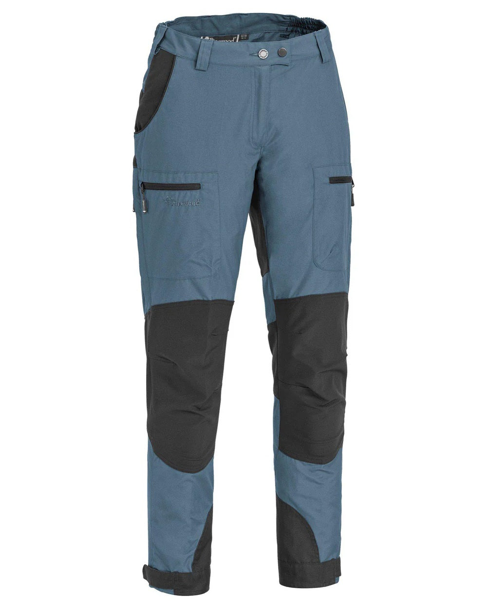 Storm Blue Dark Anthracite coloured Pinewood Womens Caribou TC Trousers on white background