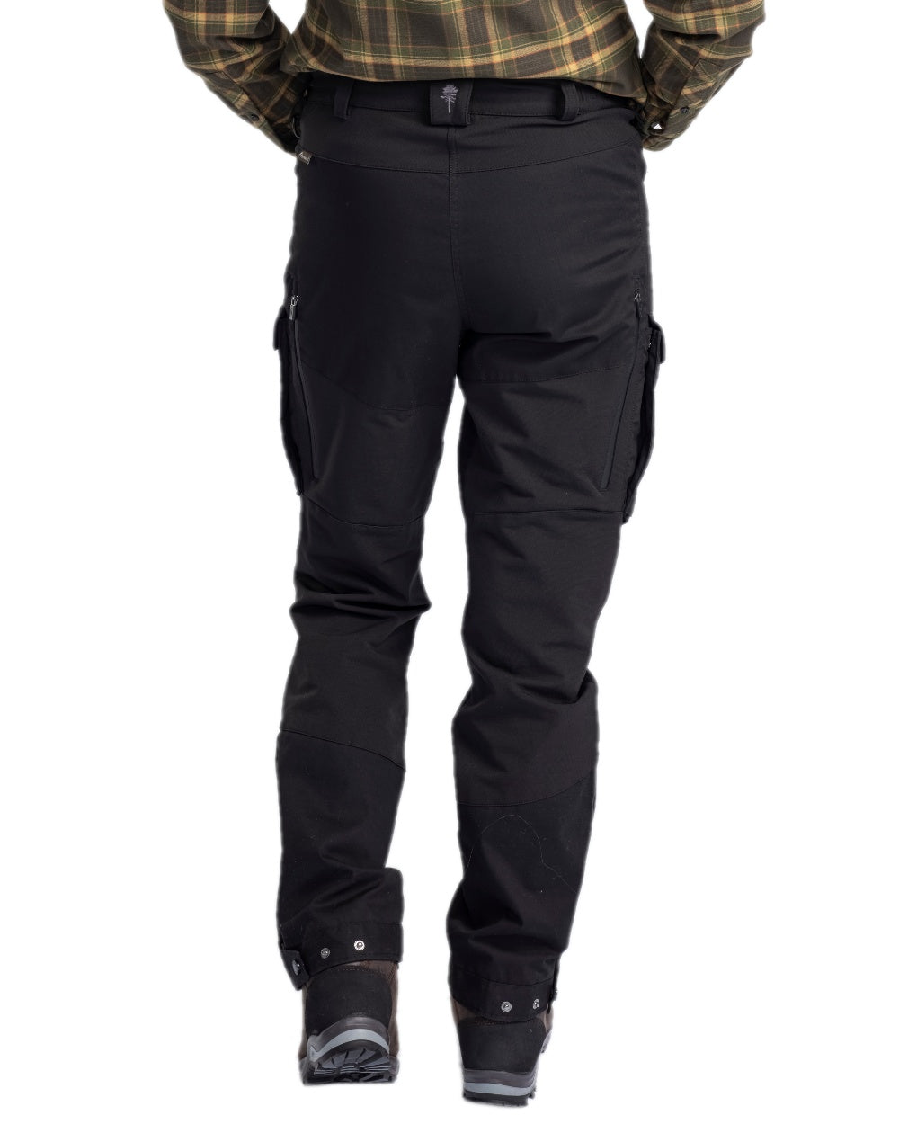 Black Coloured Pinewood Womens Dog Sports Trainer Extreme Trousers on white background