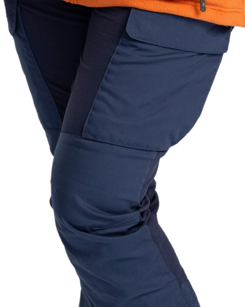 Dark Navy Deep Dark Navy Coloured Pinewood Womens Dog Sports Trainer Extreme Trousers on white background