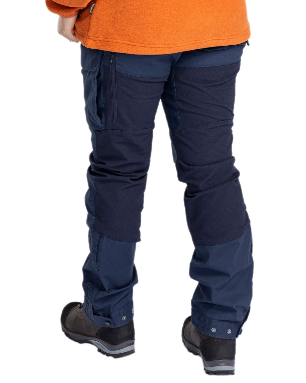 Dark Navy Deep Dark Navy Coloured Pinewood Womens Dog Sports Trainer Extreme Trousers on white background