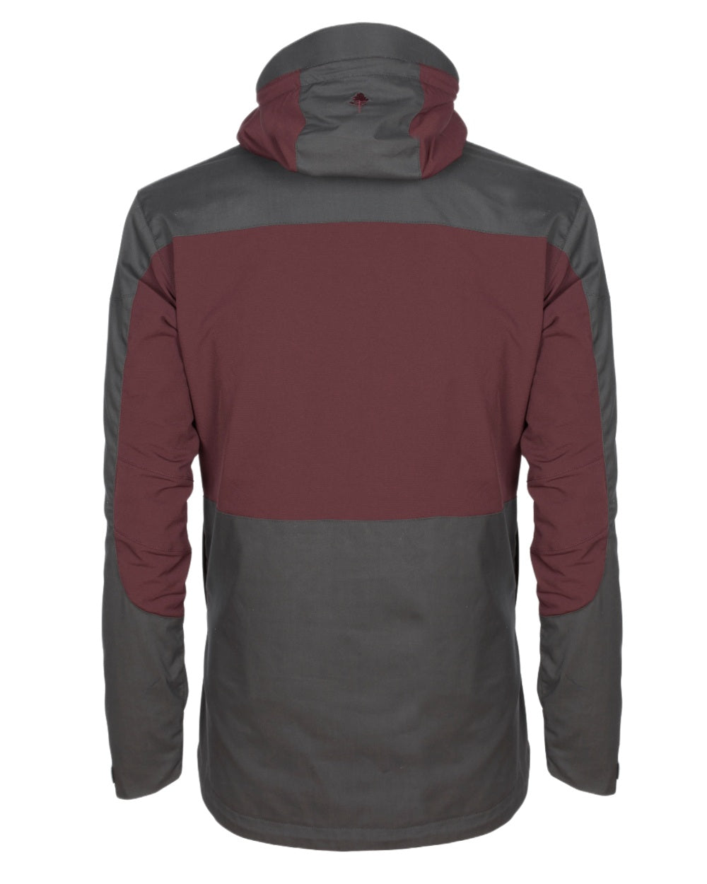 EarthPlum Dark Anthracite Coloured Pinewood Womens Finnveden Hybrid Extreme Jacket on white background