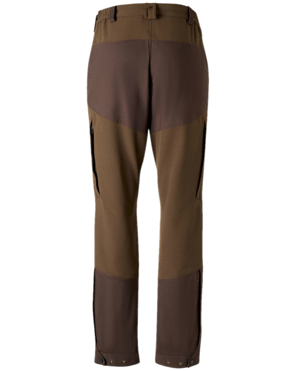 Dark Brown Coloured Pinewood Womens Finnveden Hybrid Trousers on white background