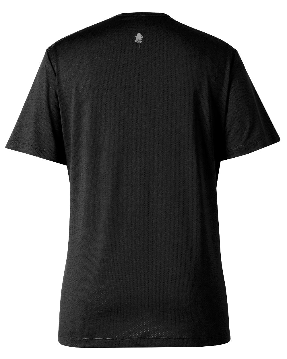 Black coloured Pinewood Womens Function T-Shirt on white background