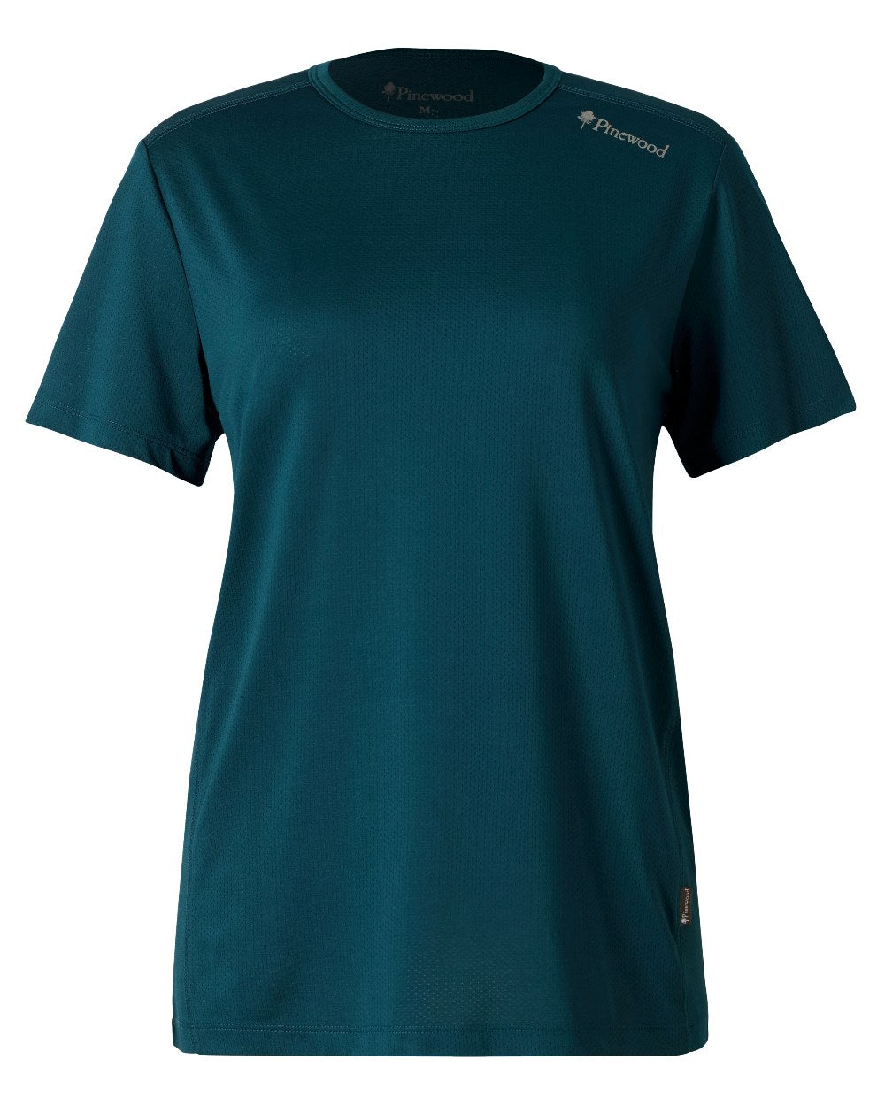 Dark Teal Blue coloured Pinewood Womens Function T-Shirt on white background