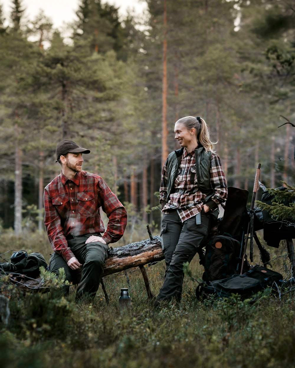 Bordeaux Beige Coloured Pinewood Womens Prestwick Exclusive Shirt on outdoor background