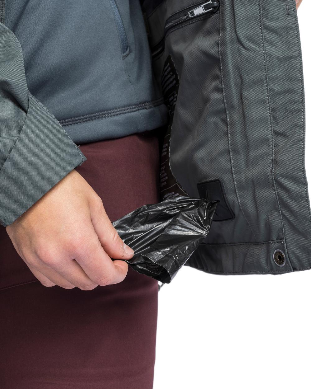 Urban Grey coloured Pinewood Womens Wilda Parka on white background