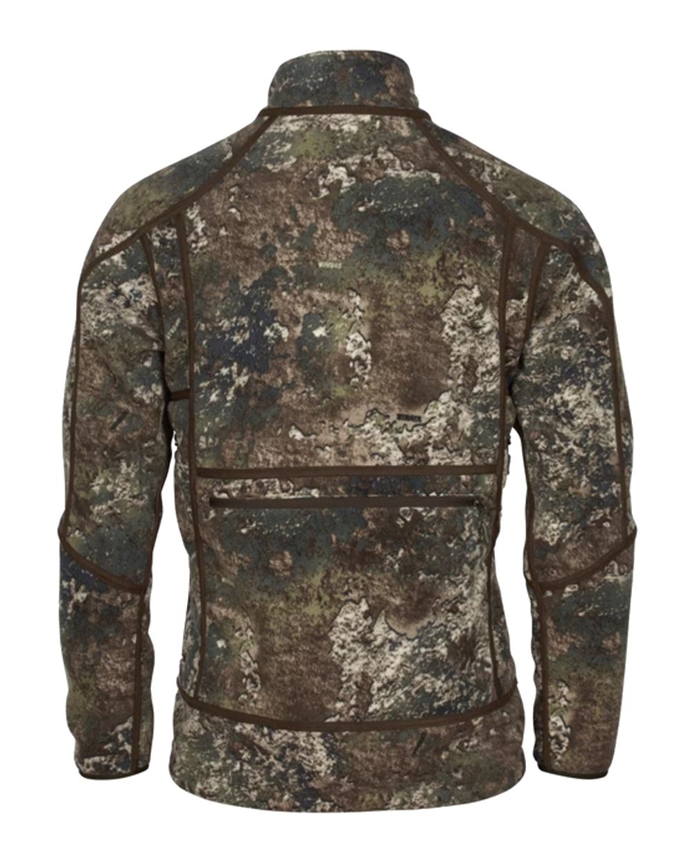 Pinewood Furudal Reversible Camou Fleece Jacket in Hunting Brown/Strata