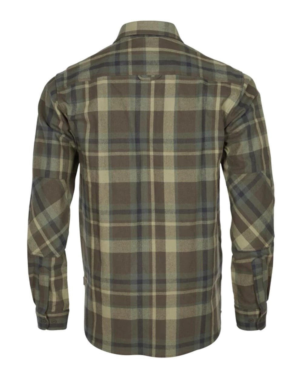 Pinewood Lappland Rough Flannel Shirt in Green/Brown 