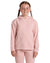 Pink Clay Coloured Craghoppers Childrens NosiLife Baylor Hooded Top On A White Background #colour_pink-clay