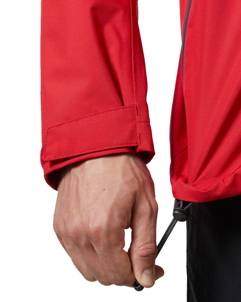 Red Coloured Helly Hansen Mens Crew Midlayer Jacket 2 On A White Background