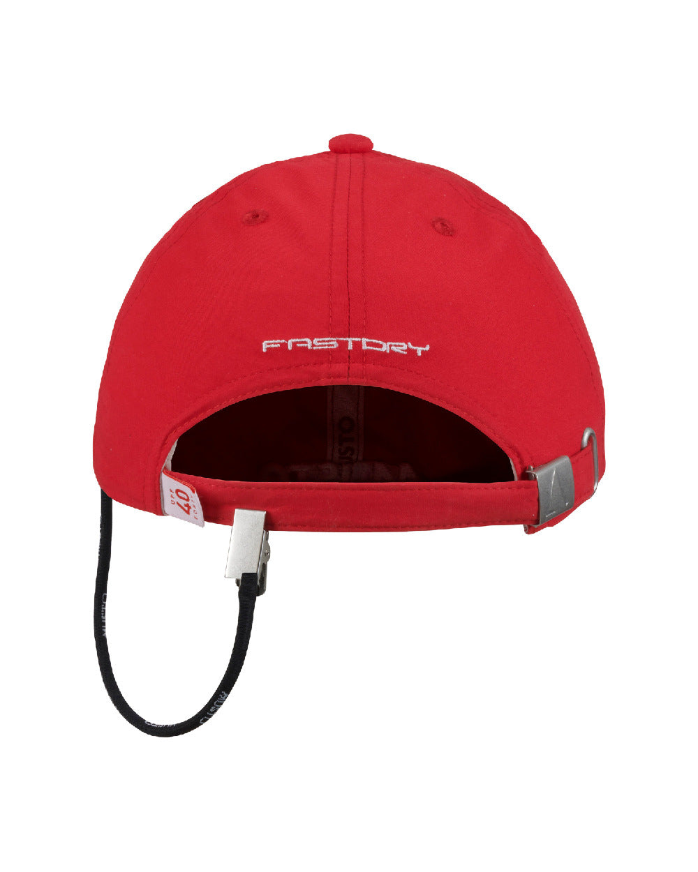 True Red Coloured Musto Childrens Essential Fast Dry Crew Cap On A White Background