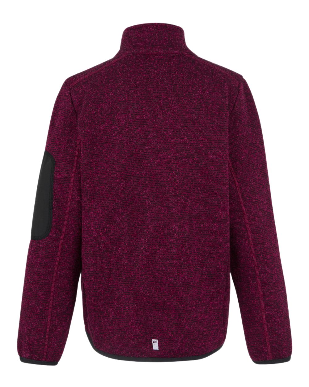 Dark Pimento Coloured Regatta Childrens Junior Newhill Full Zip Fleece Jacket on white background