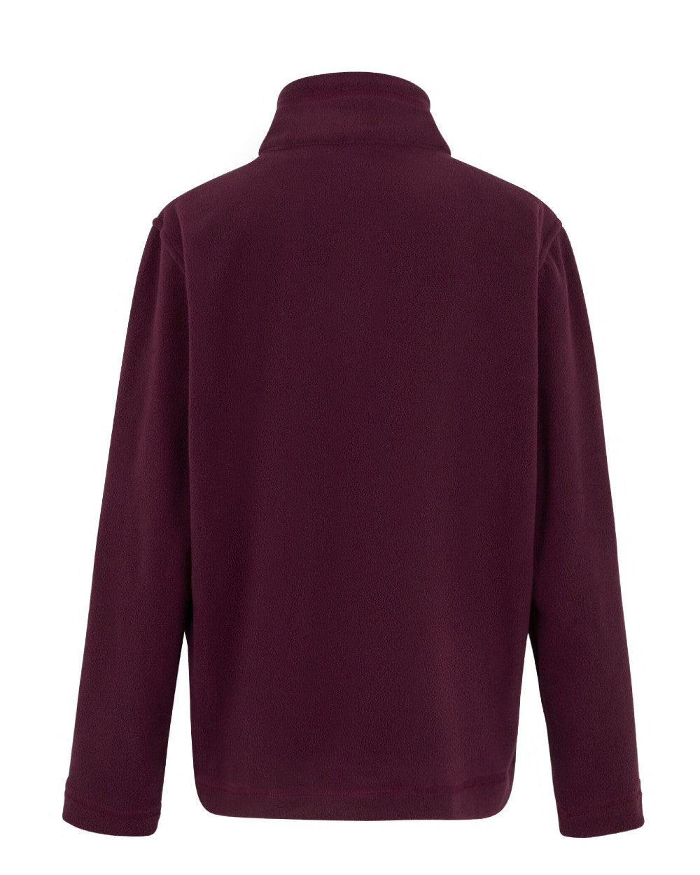 Fig Purple Coloured Regatta Childrens King II Full Zip Fleece Jacket on white background