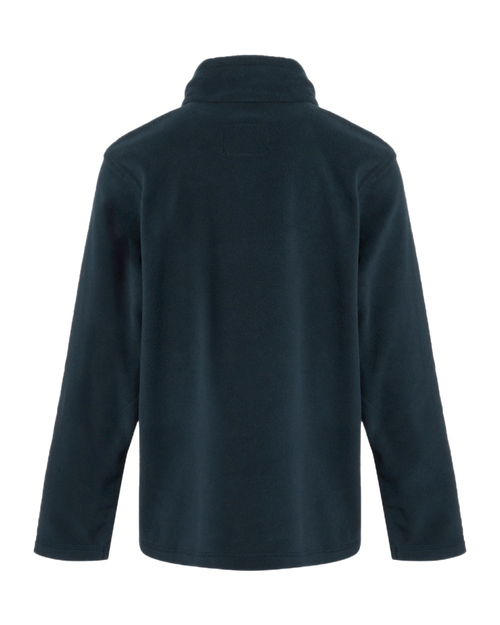 Navy Blue Coloured Regatta Childrens King II Full Zip Fleece Jacket on white background