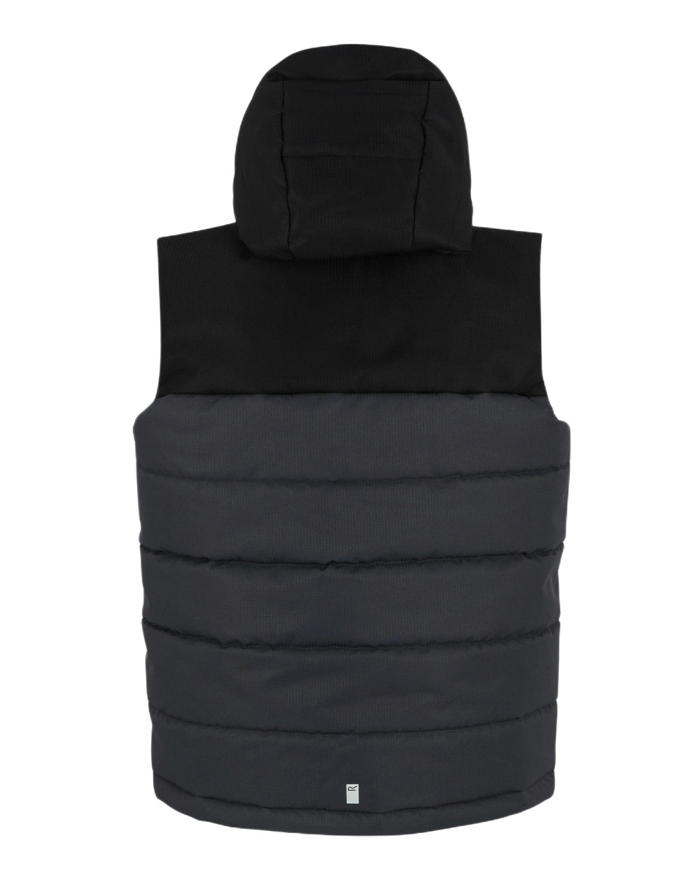 Black Sealgrey Coloured Regatta Childrens Lofthouse Bodywarmer Gilet on white background