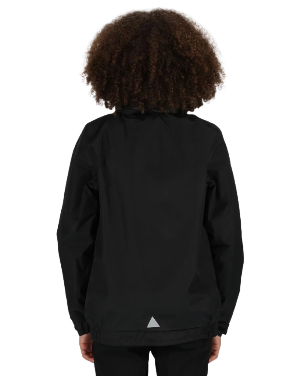 Black Ash coloured Regatta Kids Dover Fleece Lined Jacket on white background