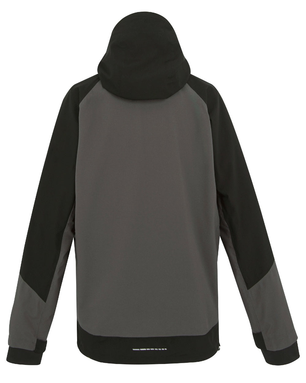 Slate Grey Black coloured Regatta Mens 4Tex Stretch Waterproof Shell Jacket on white background