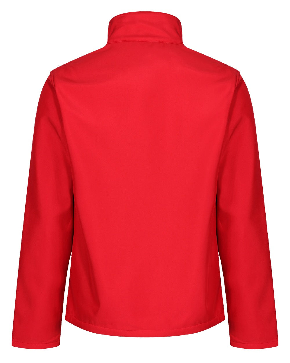 Classic Red Black coloured Regatta Mens Ablaze Printable Softshell Jacket on white background