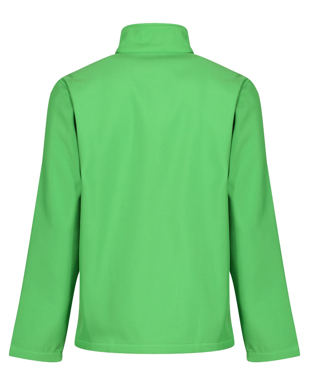 Extreme Green Black coloured Regatta Mens Ablaze Printable Softshell Jacket on white background