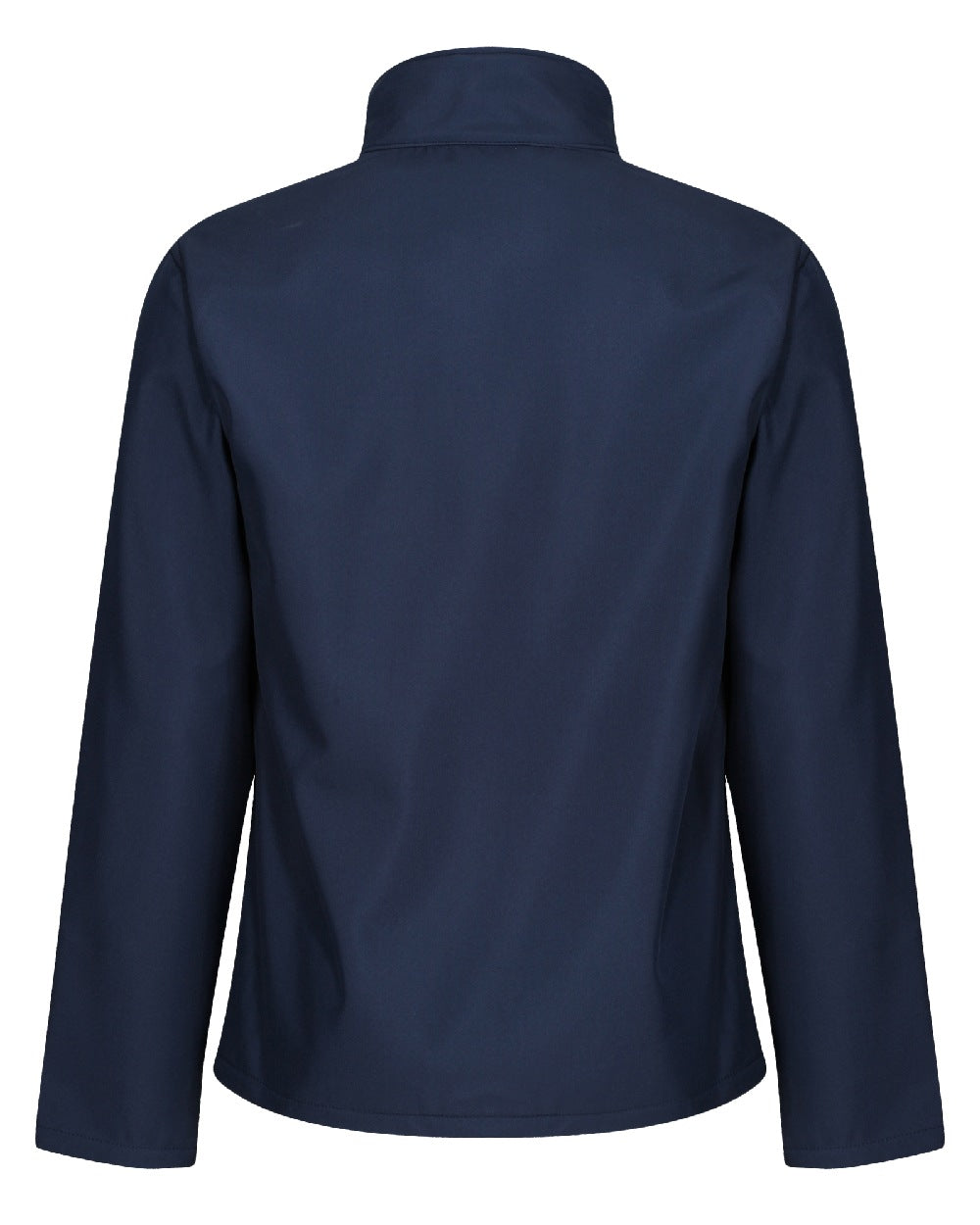 Navy French Blue coloured Regatta Mens Ablaze Printable Softshell Jacket on white background