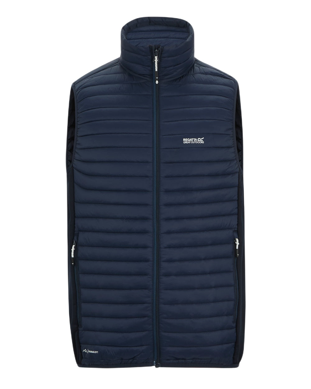 Navy Coloured Regatta Mens Andreson Hybrid Gilet on white background