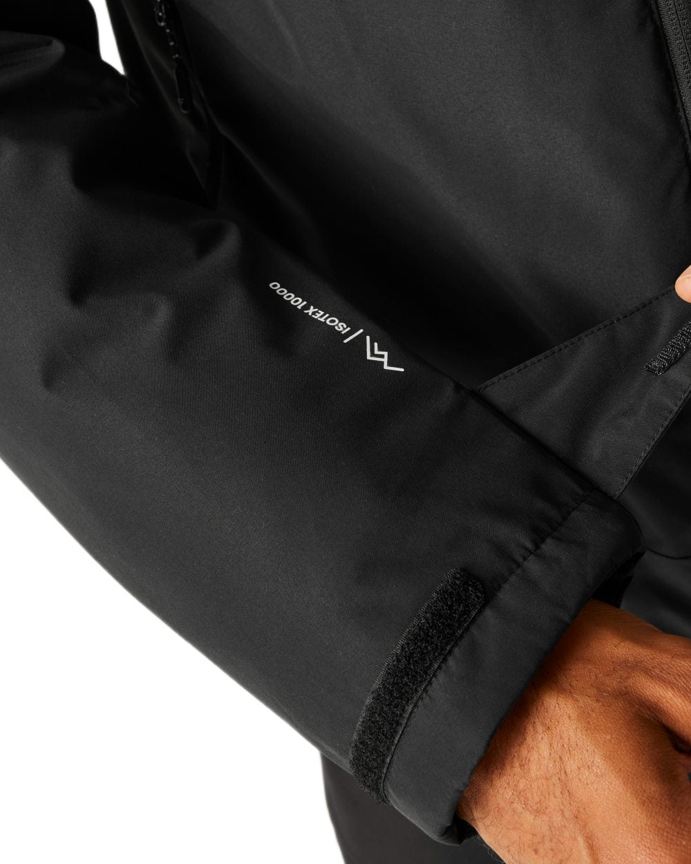 Black Coloured Regatta Mens Caspen Waterproof Insulated Jacket on white background