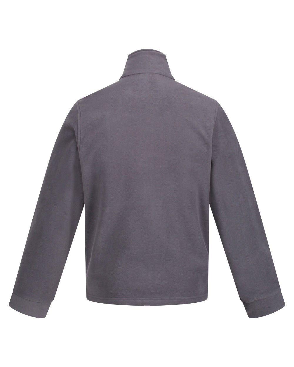 Seal Grey coloured Regatta Mens Classic Full Zip Fleece on white background