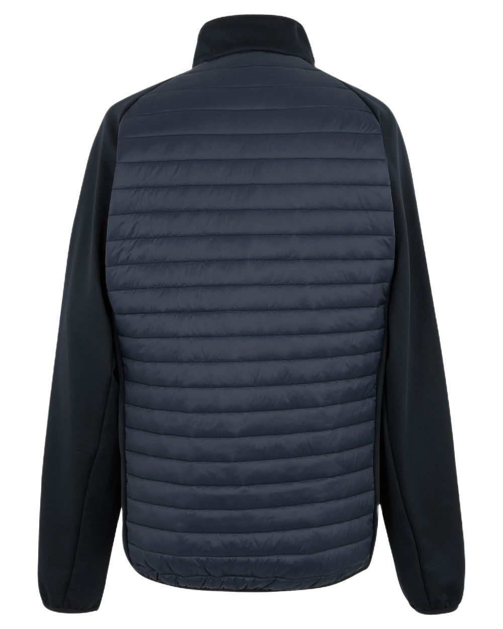Navy Coloured Regatta Mens Clumber Hybrid Jacket on white background