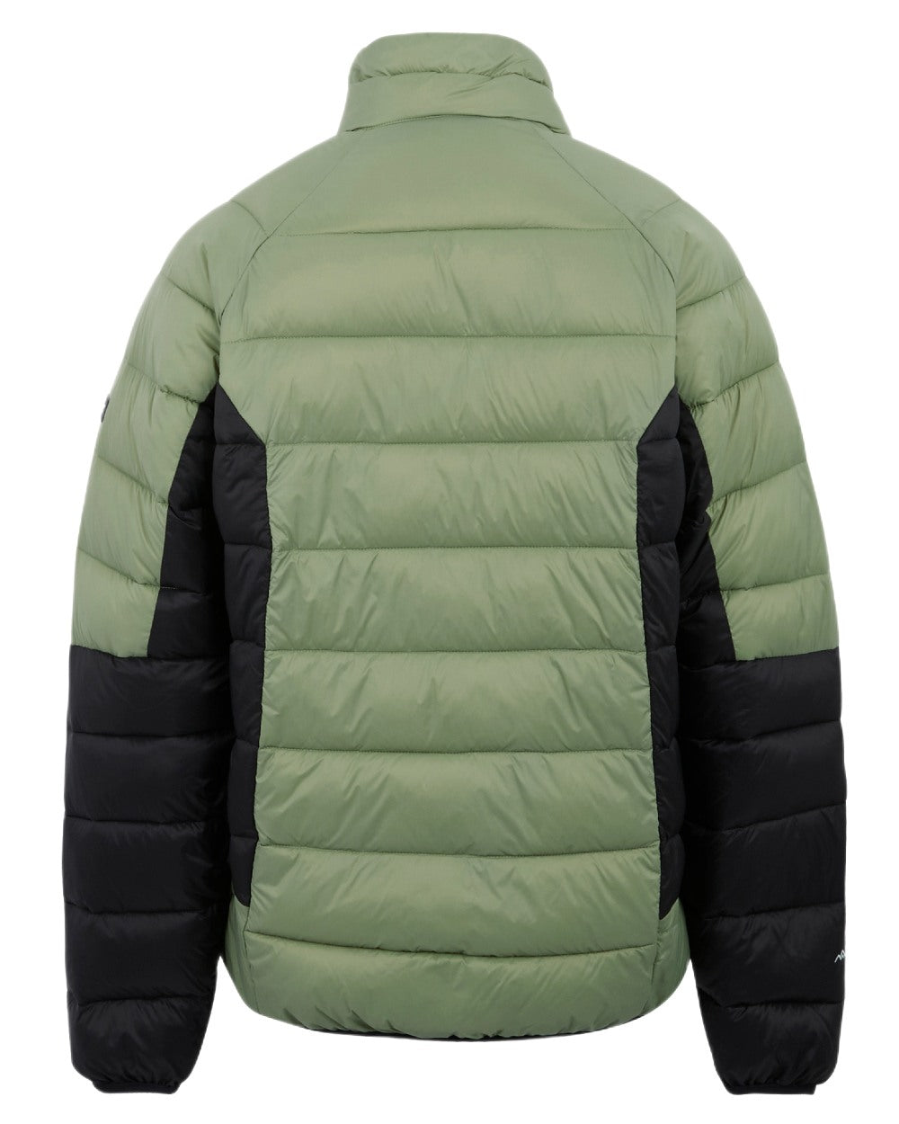 Oil Green Black Coloured Regatta Mens Dalent Padded Jacket on white background