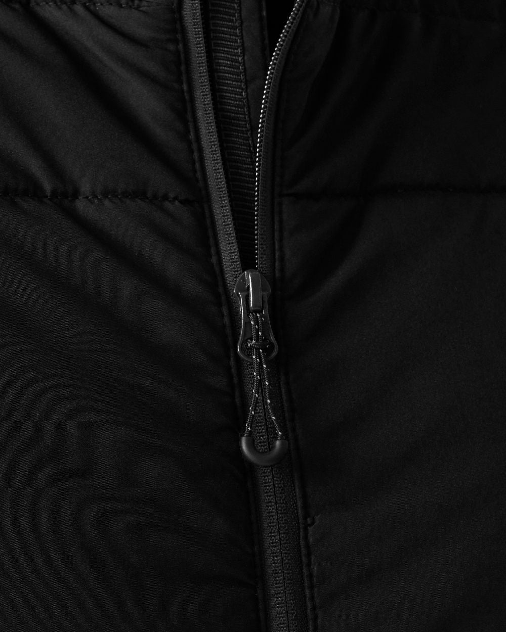 Black coloured Regatta Mens Essential Thermal Jacket on white background