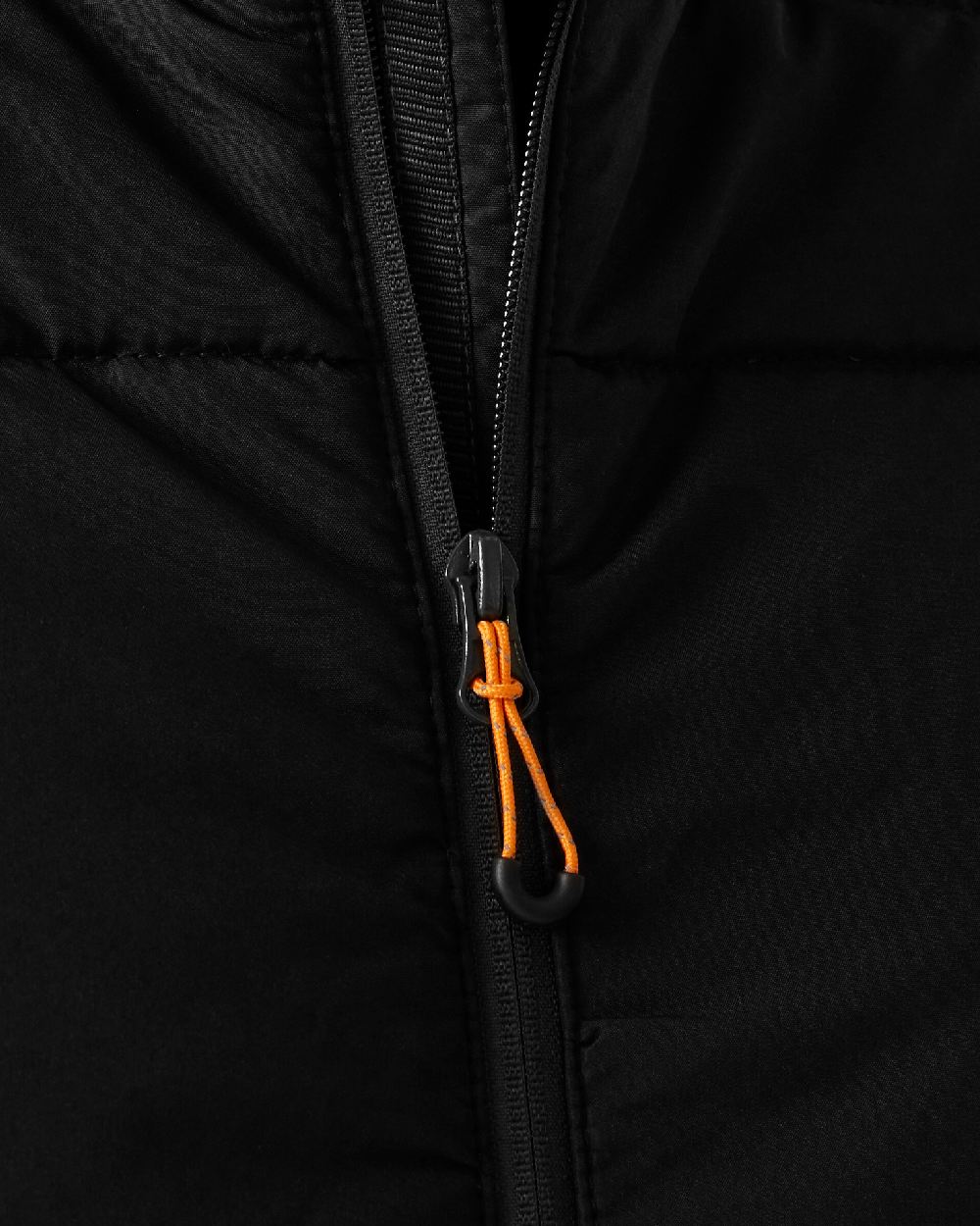 Black coloured Regatta Mens Essential Thermal Jacket on white background