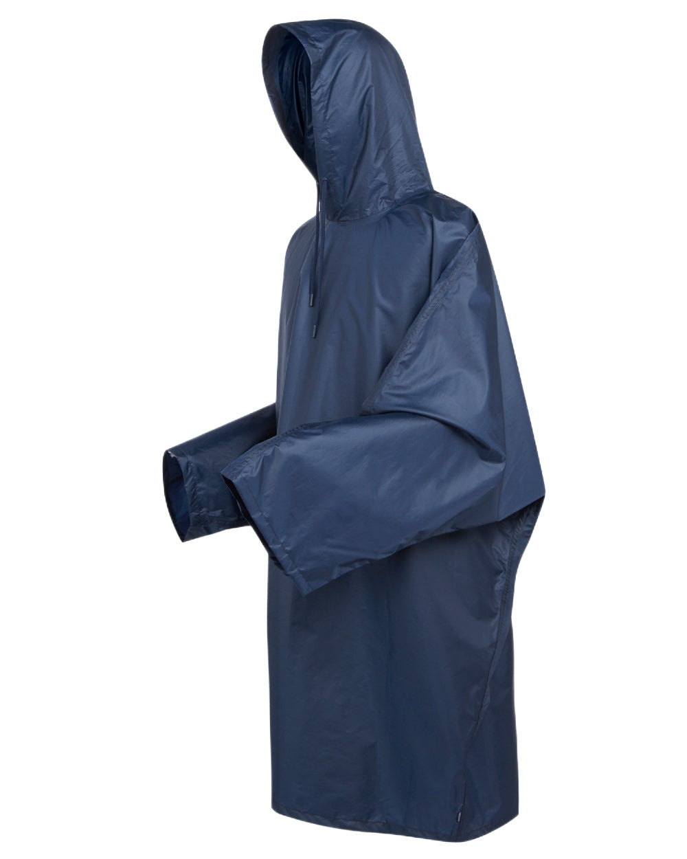 Navy Coloured Regatta Mens Fedrik Waterproof Poncho on white background