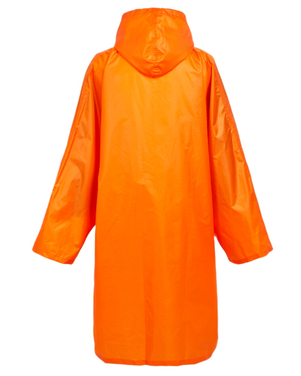 Persimmon Coloured Regatta Mens Fedrik Waterproof Poncho on white background
