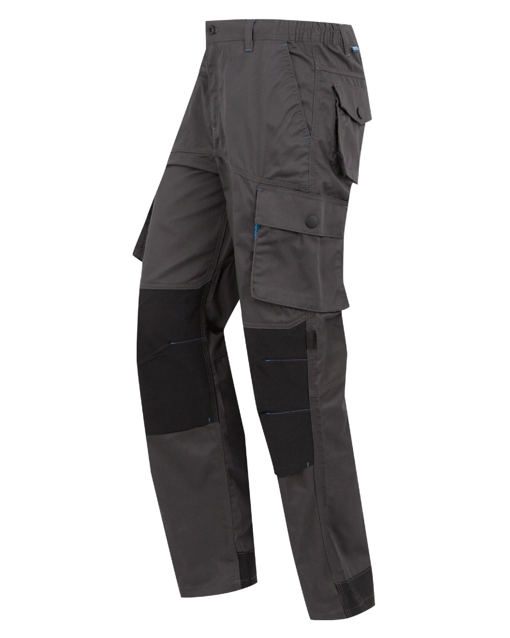 Iron coloured Regatta Mens Heroic Worker Trousers on white background