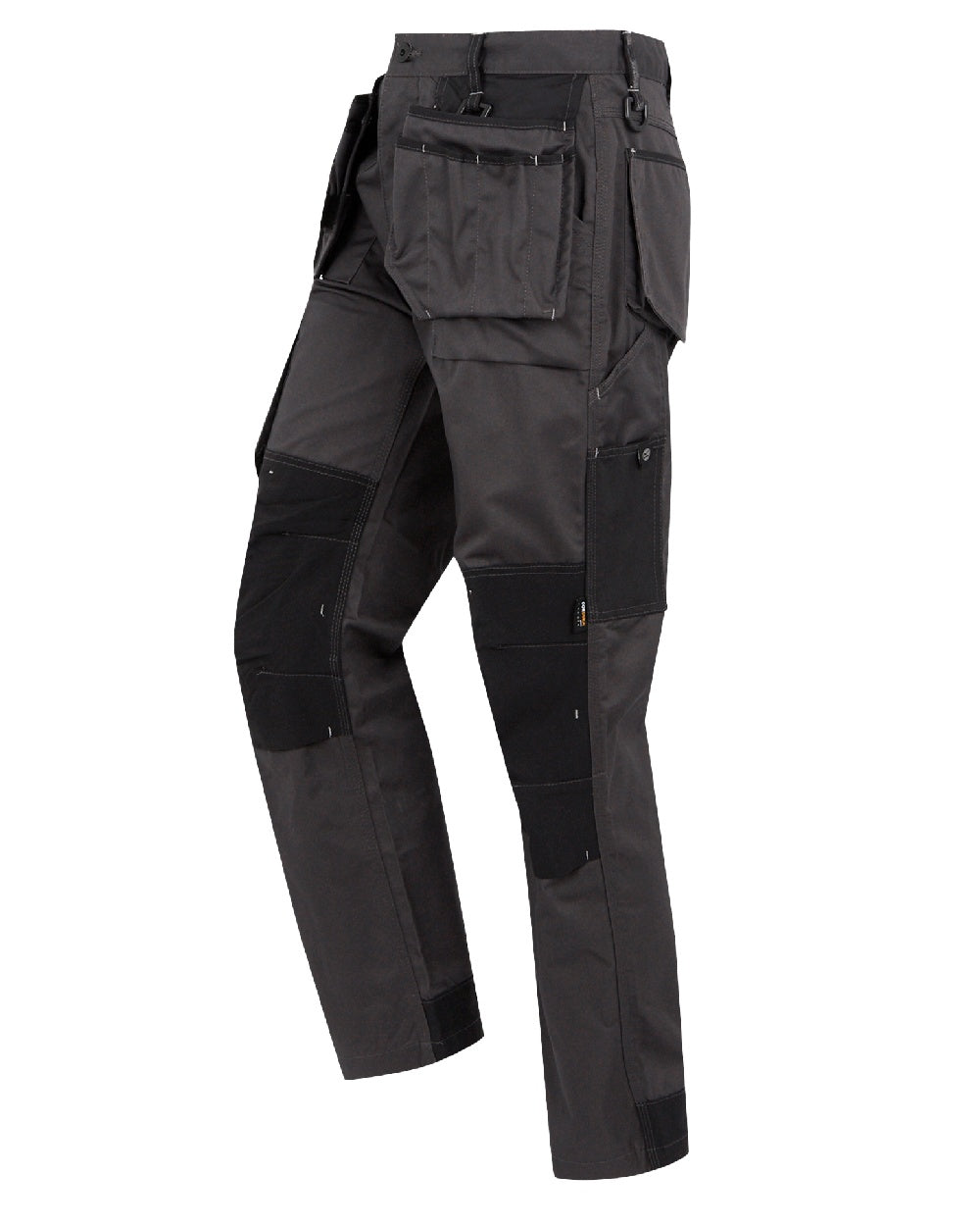 Iron coloured Regatta Mens Incursion Work Trousers on white background