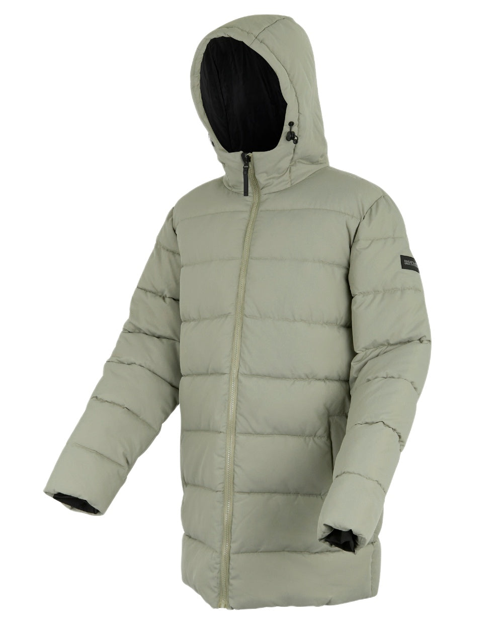 Golden Sand Coloured Regatta Mens Lakiver Padded Jacket on white background