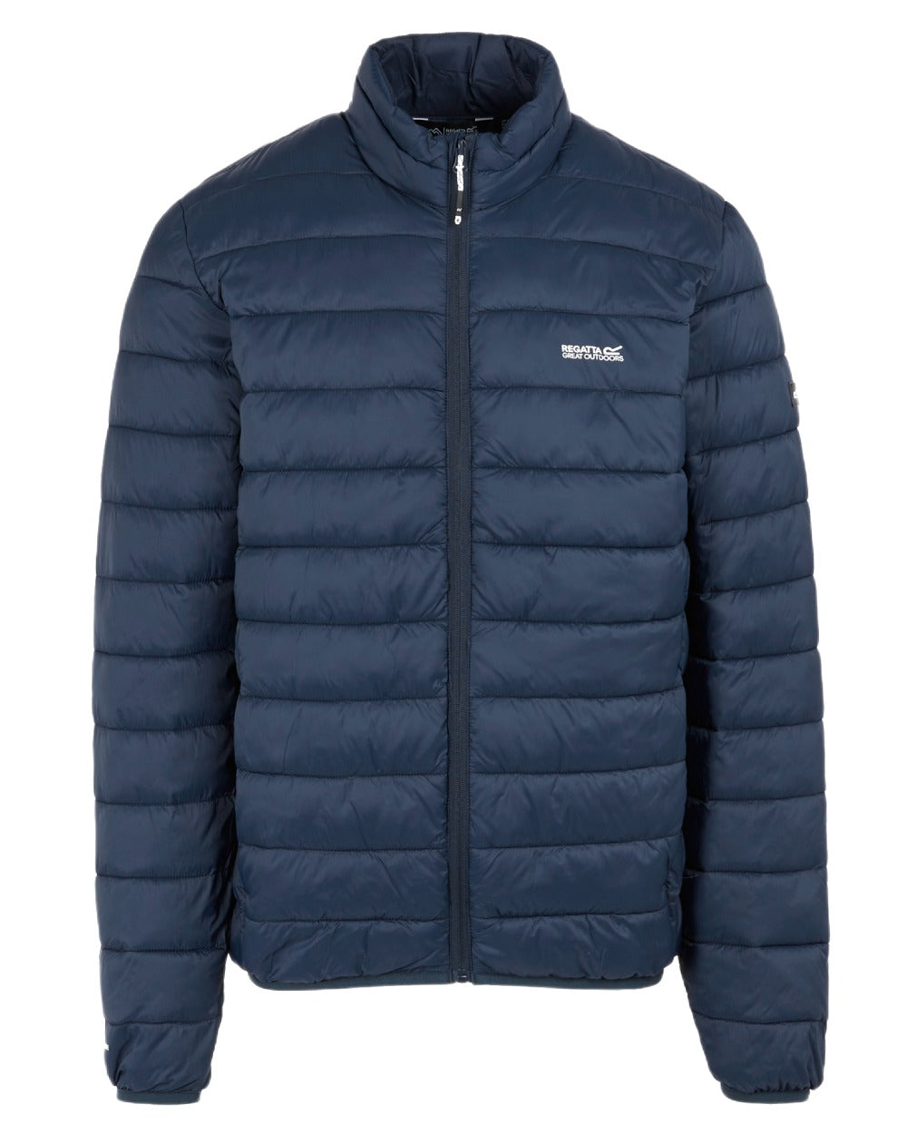 Navy Coloured Regatta Mens Marizion Padded Jacket on white background